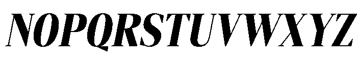 Gretha Serif Black Cond Ita Font UPPERCASE