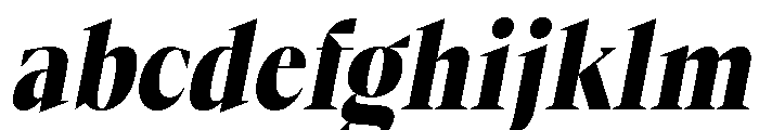 Gretha Serif Black Cond Ita FONT