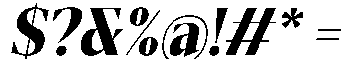 Gretha Serif Black SemiCond Ita Font OTHER CHARS