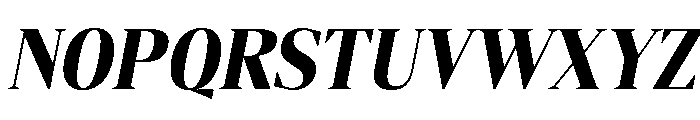 Gretha Serif Black SemiCond Ita Font UPPERCASE