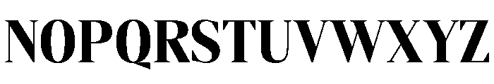 Gretha Serif Black SemiCond Font UPPERCASE