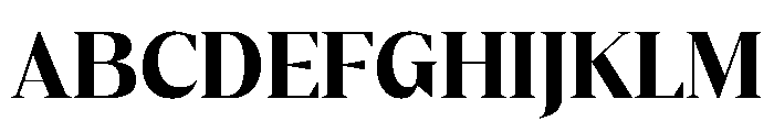 Gretha Serif Black Var Font UPPERCASE