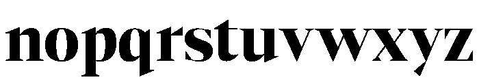 Gretha Serif Black Var Font LOWERCASE