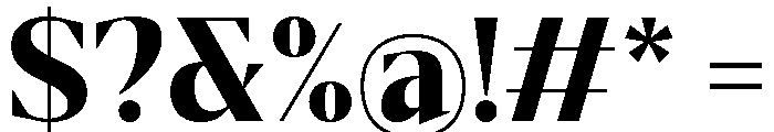 Gretha Serif Black Font OTHER CHARS