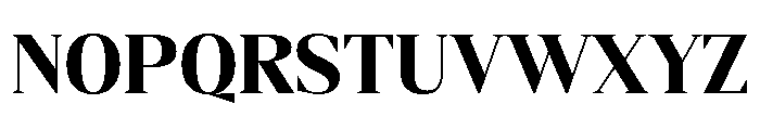Gretha Serif Black Font UPPERCASE