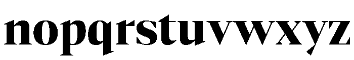 Gretha Serif Black Font LOWERCASE
