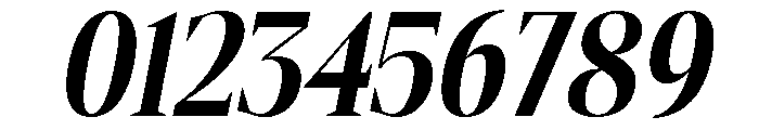 Gretha Serif Bold Cond Ita Font OTHER CHARS