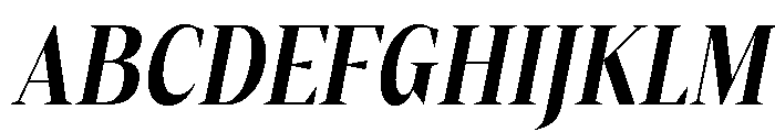Gretha Serif Bold Cond Ita Font UPPERCASE