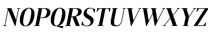 Gretha Serif Bold SemiCond Ita Font UPPERCASE