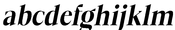 Gretha Serif Bold SemiCond Ita FONT
