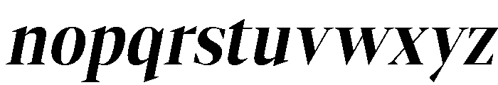 Gretha Serif Bold SemiCond Ita Font LOWERCASE