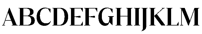 Gretha Serif Bold Font UPPERCASE