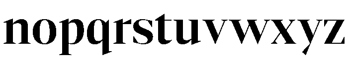 Gretha Serif Bold Font LOWERCASE