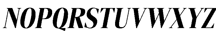 Gretha Serif ExtBd Cond Ita Font UPPERCASE