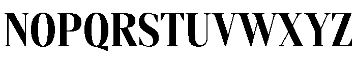 Gretha Serif ExtBd Cond Font UPPERCASE