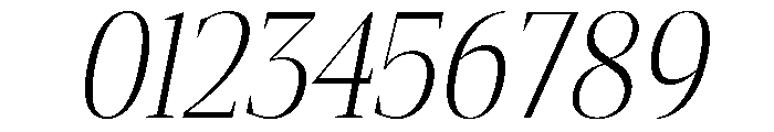 Gretha Serif ExtLt Cond Ita Font OTHER CHARS