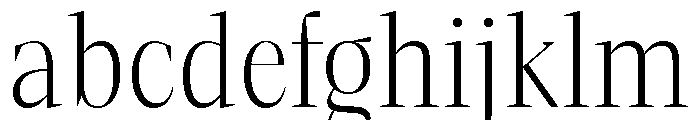 Gretha Serif ExtLt Cond FONT