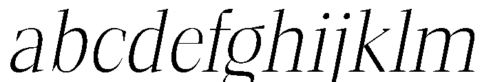 Gretha Serif ExtLt SemiCond Ita FONT