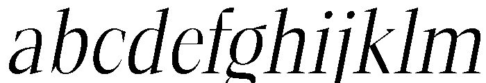 Gretha Serif Light Cond Ita FONT