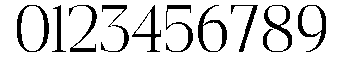 Gretha Serif Light Font OTHER CHARS
