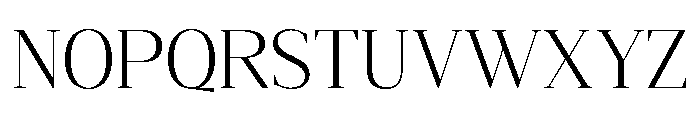 Gretha Serif Light Font UPPERCASE