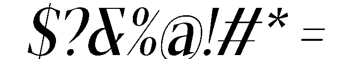 Gretha Serif Med Cond Ita Font OTHER CHARS