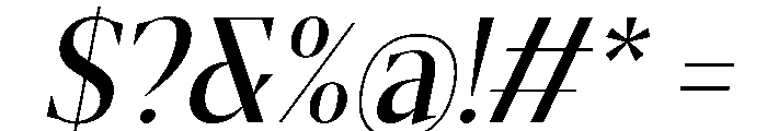Gretha Serif Med SemiCond Ita Font OTHER CHARS