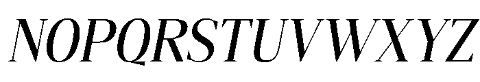 Gretha Serif Med SemiCond Ita Font UPPERCASE