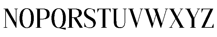 Gretha Serif Med SemiCond Font UPPERCASE