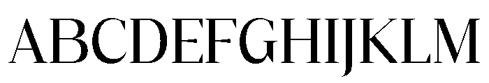 Gretha Serif Medium Font UPPERCASE