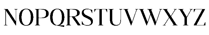 Gretha Serif Medium Font UPPERCASE