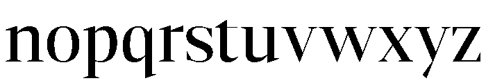 Gretha Serif Medium Font LOWERCASE