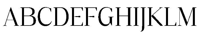 Gretha Serif Regular Font UPPERCASE