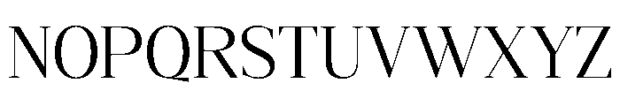Gretha Serif Regular Font UPPERCASE