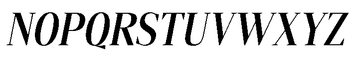 Gretha Serif SemBd Cond Ita Font UPPERCASE