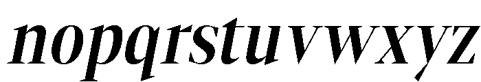 Gretha Serif SemBd Cond Ita Font LOWERCASE