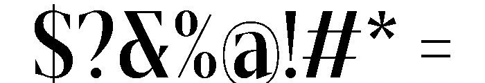 Gretha Serif SemBd Cond Font OTHER CHARS
