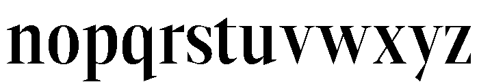 Gretha Serif SemBd Cond Font LOWERCASE