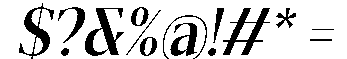 Gretha Serif SemBd SemiCond Ita Font OTHER CHARS