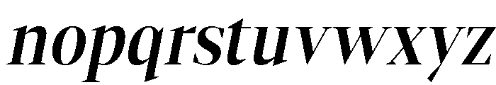 Gretha Serif SemBd SemiCond Ita Font LOWERCASE