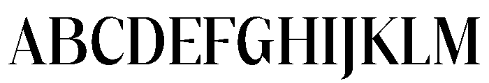 Gretha Serif SemBd SemiCond Font UPPERCASE