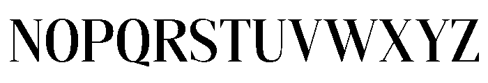 Gretha Serif SemBd SemiCond Font UPPERCASE