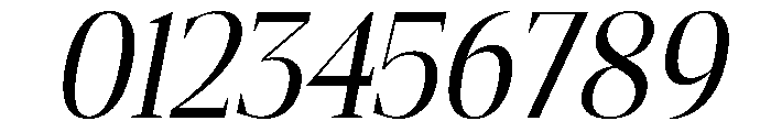 Gretha Serif SemiCond Ita Font OTHER CHARS