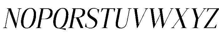 Gretha Serif SemiCond Ita Font UPPERCASE