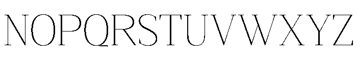 Gretha Serif Thin Font UPPERCASE