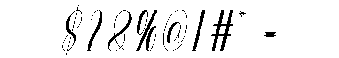 Gretting Font OTHER CHARS