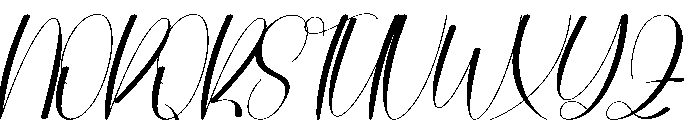 Gretting Font UPPERCASE