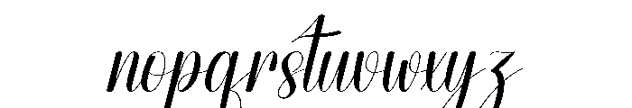 Gretting Font LOWERCASE