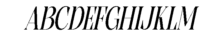 Grevila Italic Font UPPERCASE