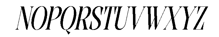 Grevila Italic Font UPPERCASE